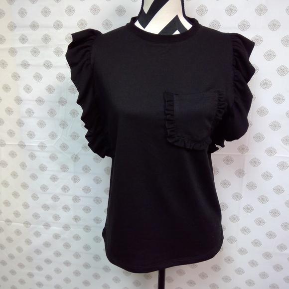 Anthropologie Tops - Anthropologie Drew Sleeveless Ruffle Top NWT